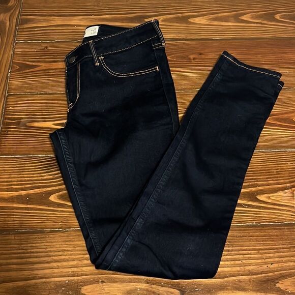 NWOT Hollister Low arise Dark Wash Skinny Jeans Leggings - Picture 5 of 6